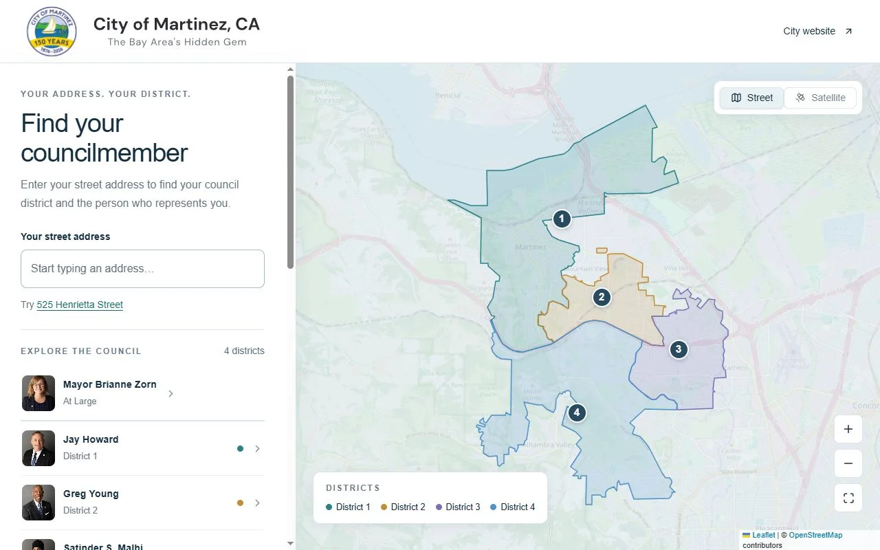 Martinez example of the Classic lookup layout